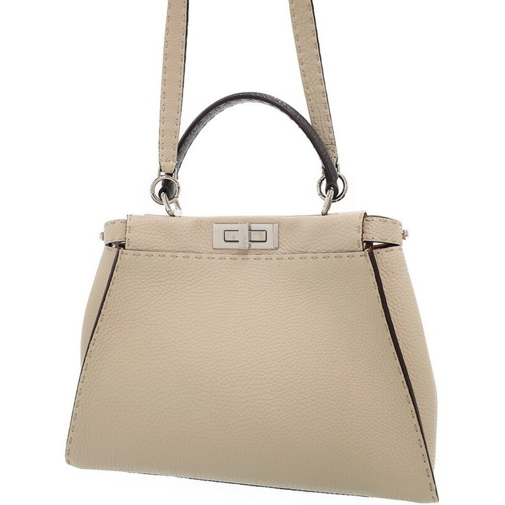 Fendi Peekaboo 2WAY Handbag Celeria - Picture 2 of 9